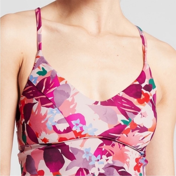 ATHLETA Tankini NWT Daybreak Tropic Triangle  Swim - Picture 3 of 12